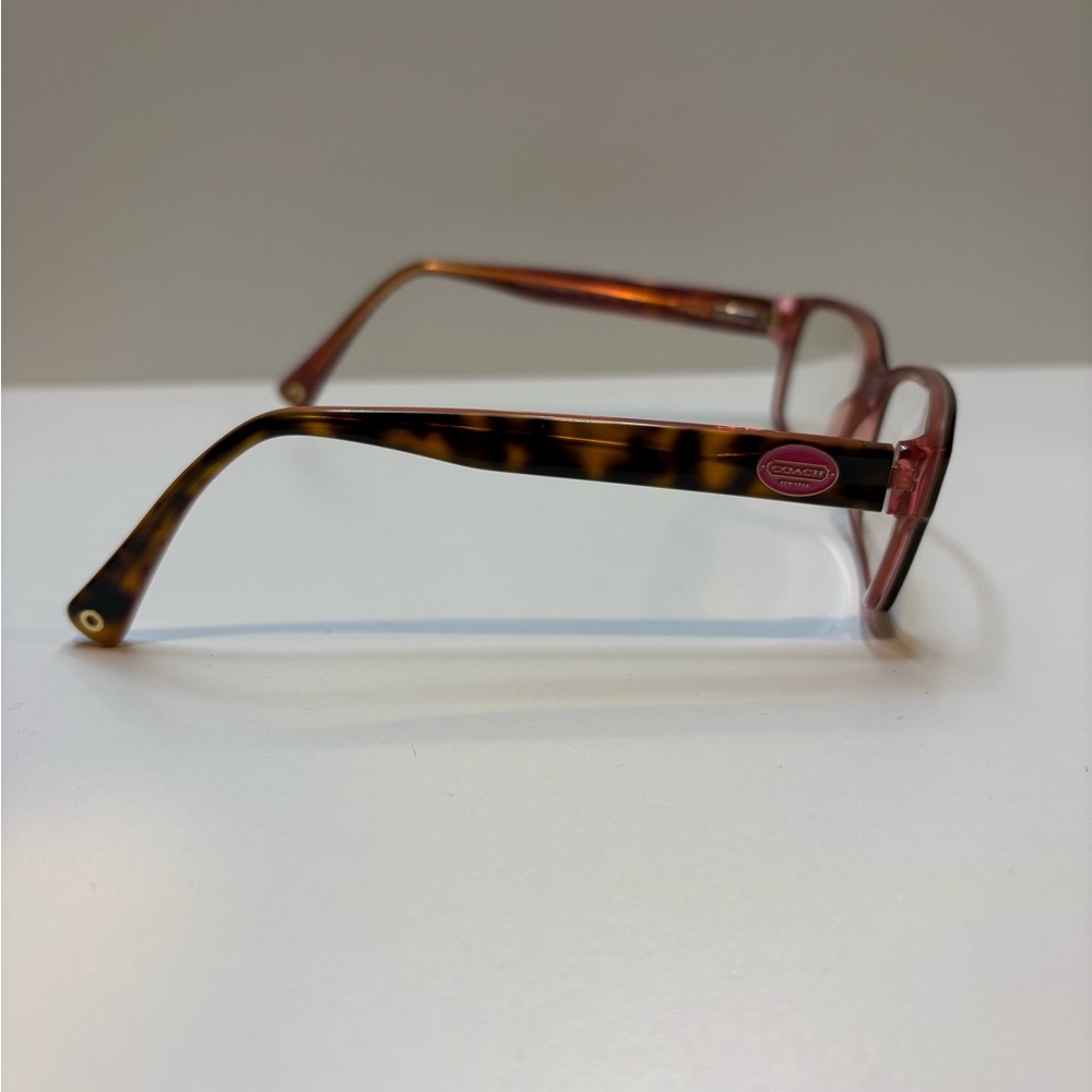 COACH EYEGLASSES HC6040 (Brooklyn) 5115 (Tortoise/Pink) 52•16•135 COACH GLASSES - Picture 5 of 15